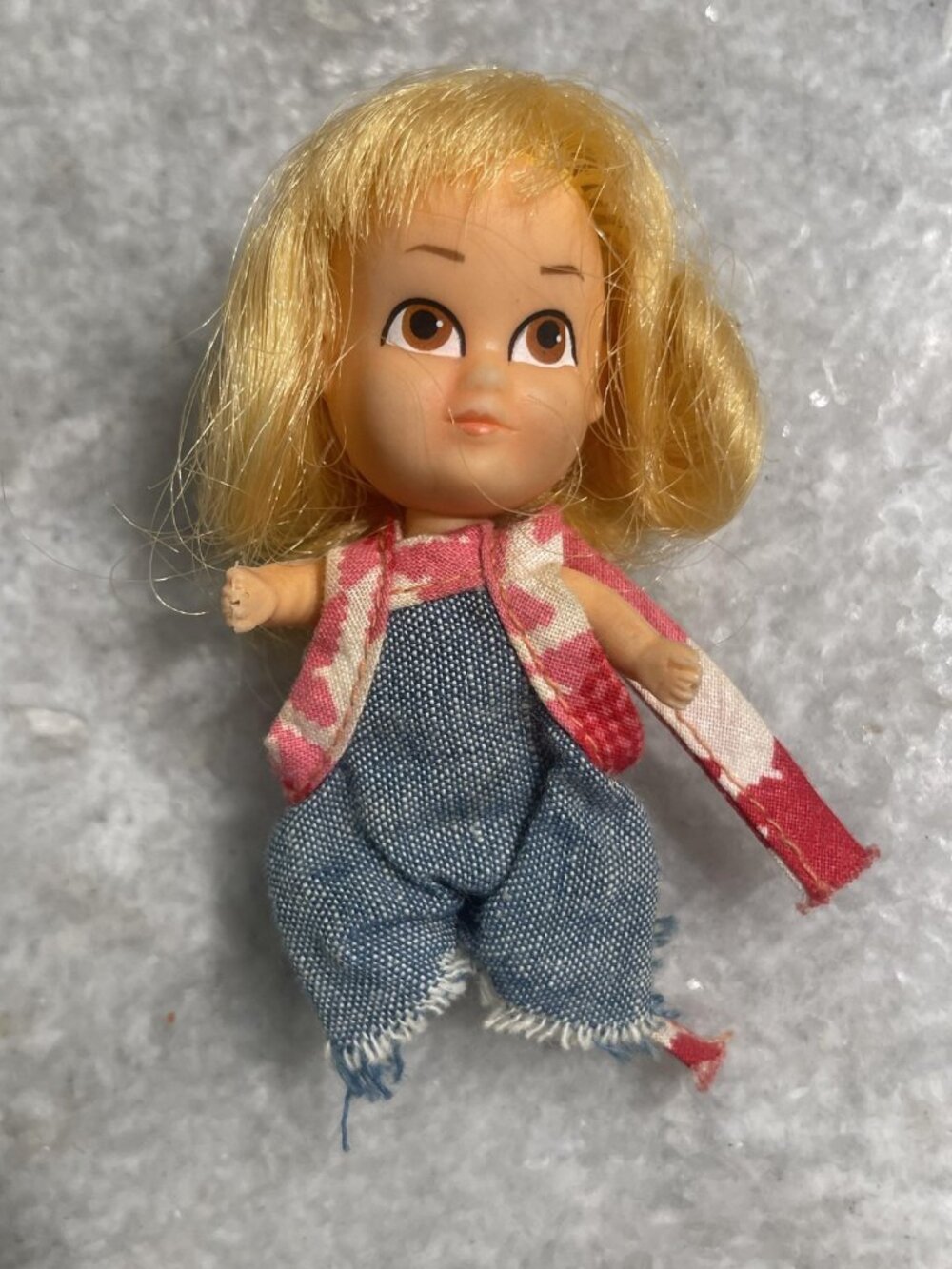 Vintage Hasbro Storykins Doll Goldilocks 3 Inch Tall Clothes Diaper‎ 1969